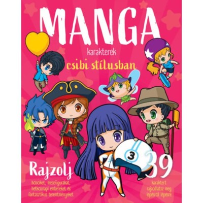 Manga karakterek csibi st&amp;iacute;lusban foto