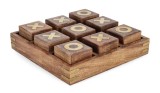 Cumpara ieftin Joc X-0 lemn mango maro Fortune 23,3x23,3x6,3h