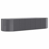 Cumpara ieftin Strat inaltat gradina 322x100x68 cm otel galvanizat
