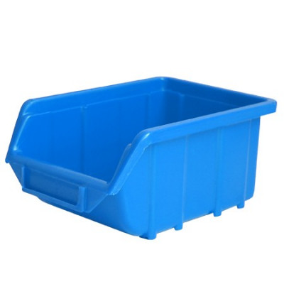 Cutie plastic depozitare 155x240x125mm / albastra foto