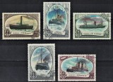 Timbre Rusia 1976 - Serie Completa Nave - Colectie URSS - Timbru Rusesc tematica navala