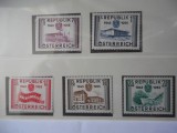 AUSTRIA-10 ANI DE LA INDEPENDENTA-SERIE COMPLETA-NESTAMPILATE