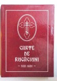 CARTE DE RUGACIUNI , PENTRU FOLOSUL CRESTINULUI ORTODOX , CU SCRIS MARE , PREZINTA HALOURI DE APA