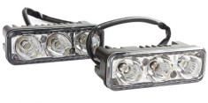 Lumini De Zi DRL 3 Led 3W 12V-24V Epistar 462086 foto