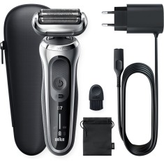 Aparat de ras electric, Braun Series 7 71-S1000s, Utilizare umeda si uscata, Argintiu/Negru