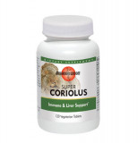 Super Coriolus, 120tab vegetale filmate, Mushroom Wisdom