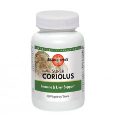 Super Coriolus, 120tab vegetale filmate, Mushroom Wisdom