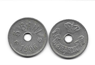 Romania 5 bani 1906J foto