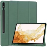 Husa pentru Samsung Galaxy Tab S7 Plus / S8 Plus - Techsuit Flex Trifold - Green