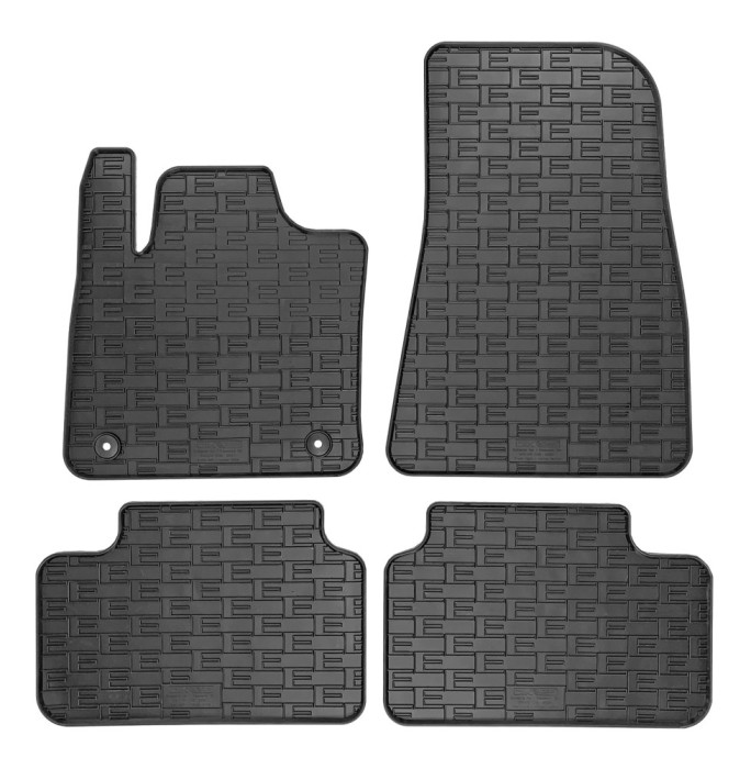 Set covorase auto din cauciuc Volvo C40 2021-2024; Volvo XC40 Recharge 2021-2024, Negre AutoDrive ProParts