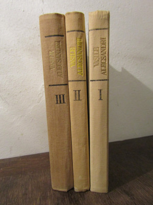 Opere I, II, III - Vasile Alecsandri (3 vol.) foto