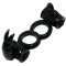 BAILE - SWEET RING DOUBLE RING WITH DOUBLE RABBIT