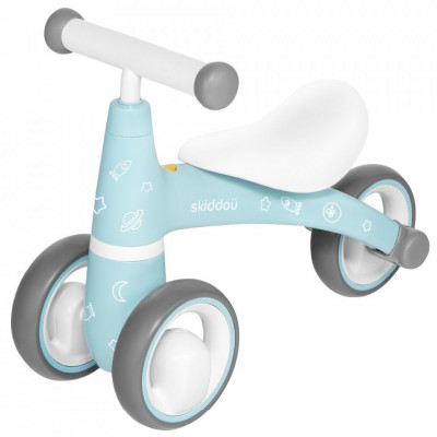 Tricicleta Berit Ride-On, Sky High, Bleu, Skiddou foto