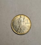 Moneda 1 Leu 1910 Romania AUNC/UNC Patina Originala