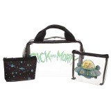 Set 3 genti pentru cosmetice - Rick and Morty | Bioworld