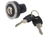 Comutator rotativ cu cheie 22mm IP65 2 poziții