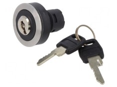 Comutator rotativ cu cheie 22mm IP65 2 poziții