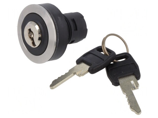 Comutator rotativ cu cheie 22mm IP65 2 poziții
