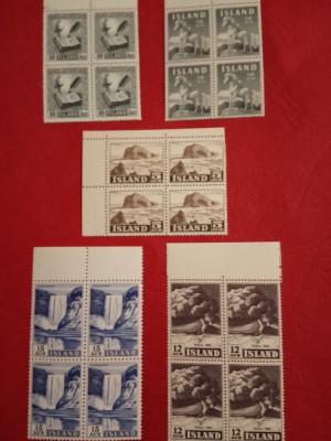 ISLANDA 1948-1958 - TIMBRE MNH foto