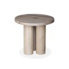 Masa Cafea Living Moderna Stejar Masiv CAN SMALL 50x50 cm Escaun