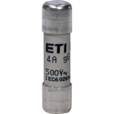 Siguranta fuzibila cilindrica 4A CH10X38 gG 500V Eti 002651014