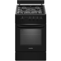 Aragaz Nobeltek NLT 5551N/G1, Gaz, 4 arzatoare, Siguranta plita si cuptor, Echipat cu diuze GPL, Diuze GN de schimb, 50 cm, Negru