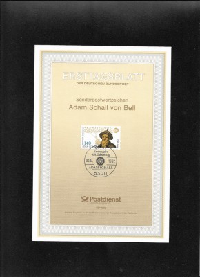 Germania FDC 15.1992 foto
