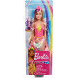 Barbie Papusa Printesa Dreamtopia Cu Coronita Roz, Mattel