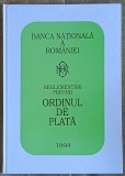 Carte Ordinul de plată BNR , Banca Națională