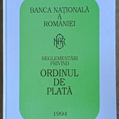 Carte Ordinul de plată BNR , Banca Națională