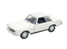 Macheta auto Mercedes-Benz 230SL (W113) 1963 crem, 1:24 Welly foto