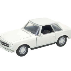 Macheta auto Mercedes-Benz 230SL (W113) 1963 crem, 1:24 Welly