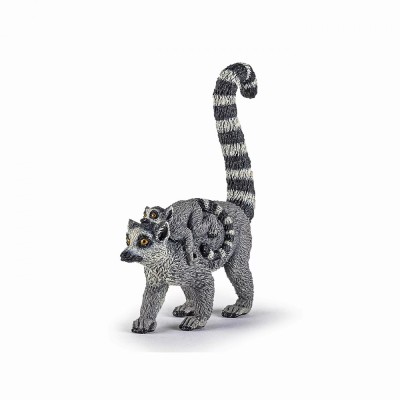 Papo Figurina Lemur Cu Pui foto