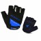 MANUSI B-RACE CU GEL NEGRU/ALBASTRU, S