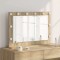 vidaXL Oglindă de toaletă cu oglindă Stejar Sonoma 80 x 55 x 18 cm 868295