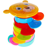 Bam-Bam Stacking Cups jucărie interactivă cu piese care se pot insera 6m+ Tiger 7 buc, Bam Bam