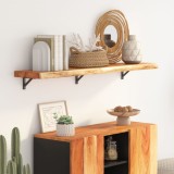 VidaXL Raft perete 120x20x2,5cm dreptunghiular lemn acacia margine vie