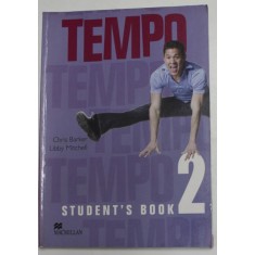 TEMPO by CHRIS BAKER and LIBBY MITCHELL , STUDENT &#039;S BOOK 2 , 2005, PREZINTA INSEMNARI CU CREIONUL *