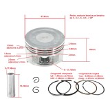 Kit reparare piston motor termic 5 - 5.5 - 6 - 6.5 - 7 CP V60339 Verke