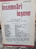 Revista Insemnari Iesene nr.2/1939, Iasi, 180 pagini, coperta brosata, uzura minima