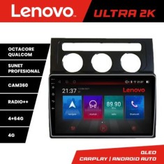 Navigatie VW Touran 2003-2009 clima automata Lenovo Kit-touran2 8 core QLED Qualcomm 4+64 360 Android Waze USB Navigatie Internet Youtube Radio CarSto foto