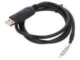 Cablu USB 2.0 DELOCK 1m Negru USB A la RS485 Cod 63508