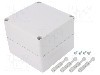 Carcasa policarbonat, 120mmx120mmx100mm, IP66, IP67, WEIDM&Uuml;LLER - MPC 12/12/10 7035
