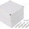 Carcasa policarbonat, 120mmx120mmx100mm, IP66, IP67, WEIDM&Uuml;LLER - MPC 12/12/10 7035