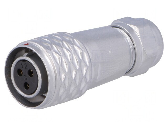 Mufă SF12 mamă 3 PIN IP67 4-6.5mm 13A 250V pentru cablu