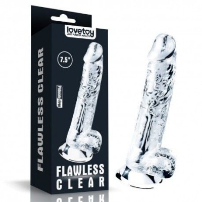 7.5&amp;#039;&amp;#039; Flawless Clear Dildo foto