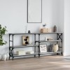 VidaXL Măsuță consolă, gri sonoma, 180x29x76,5 cm, lemn prelucrat