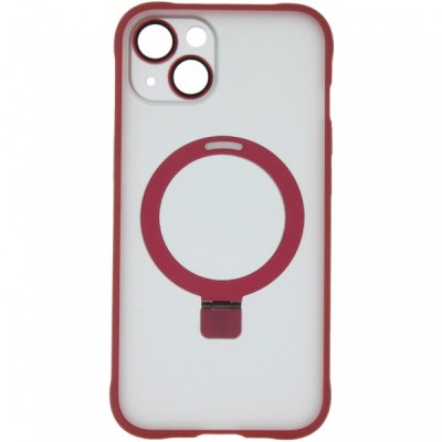 Husa MagSafe pentru Apple iPhone 13, OEM, Ring, Rosie foto