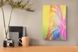 Tablou Canvas \"Reveria Culorilor &icirc;n V&acirc;nt Dulce\" - Artă Murală Unică, 26 x 39 cm, CMCLASS