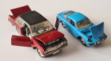 Lot 2 machete vechi vintage de colectie: nr 1 Opel Rekord 1700 | nr 59 Renault Alpine A110 1300, Les Miniatures de NOREV, sc 1/43, plastic, Franta, 1:43